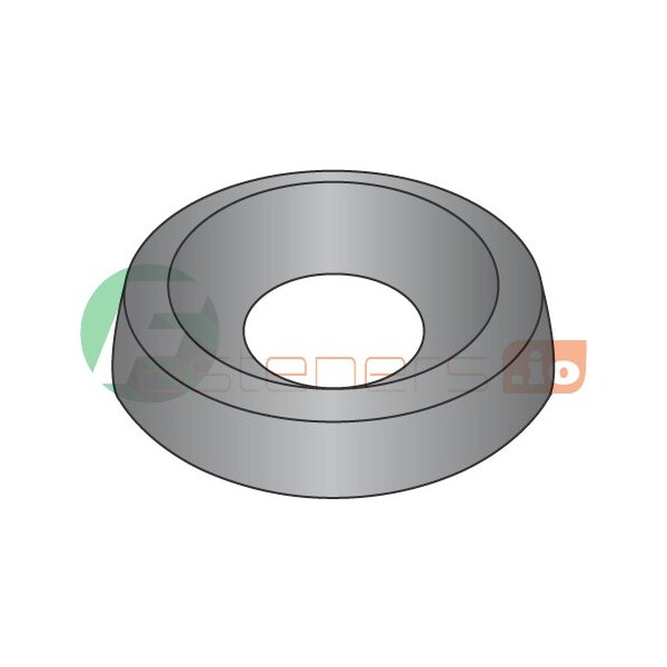 Newport Fasteners Countersunk Washer, Fits Bolt Size #10 , Steel Black Zinc Finish, 8000 PK 706600 - main